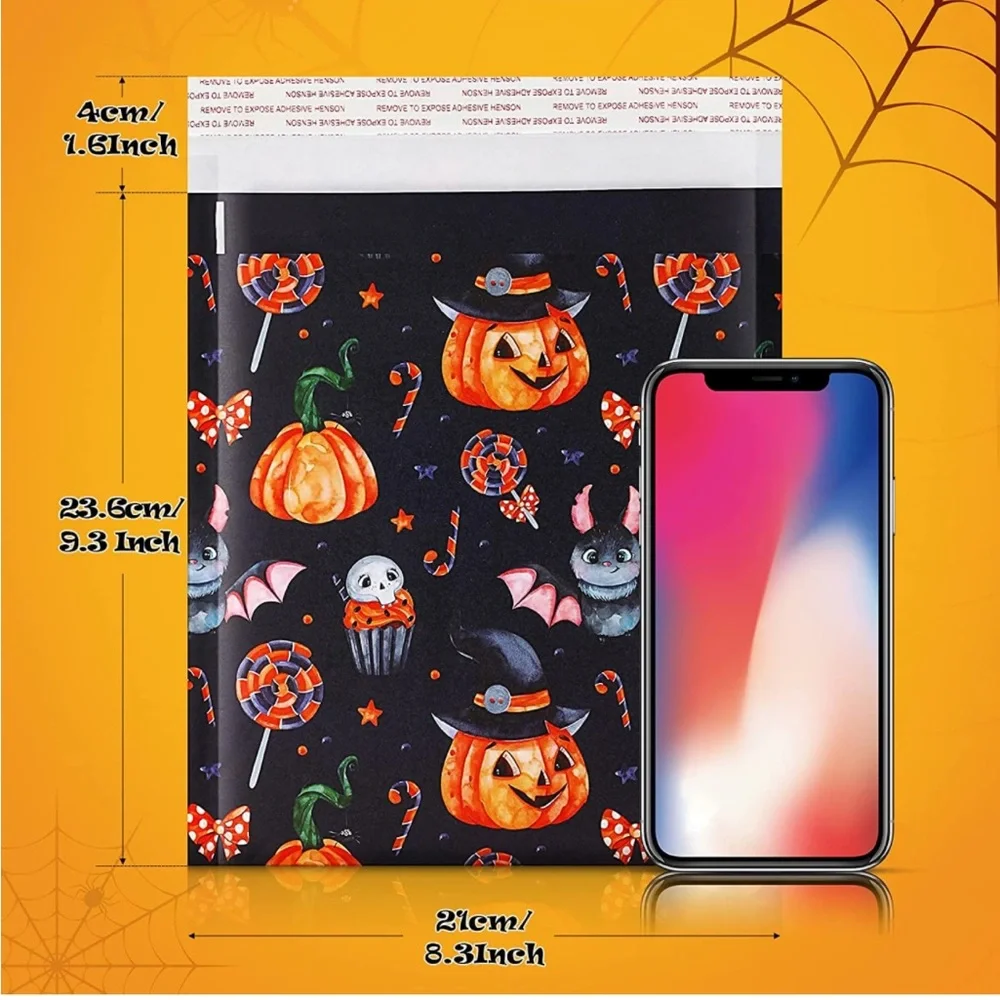 8 Count Halloween Bubble Mailers 8.3” X 9.3” PRICE IS FIRM - Picture 6 of 7
